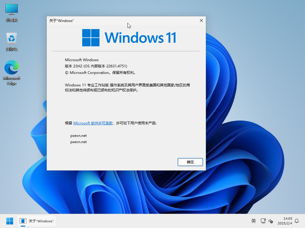 Windows11_x64_22631.5909_技术员装机纯净专业版(20251021更新)