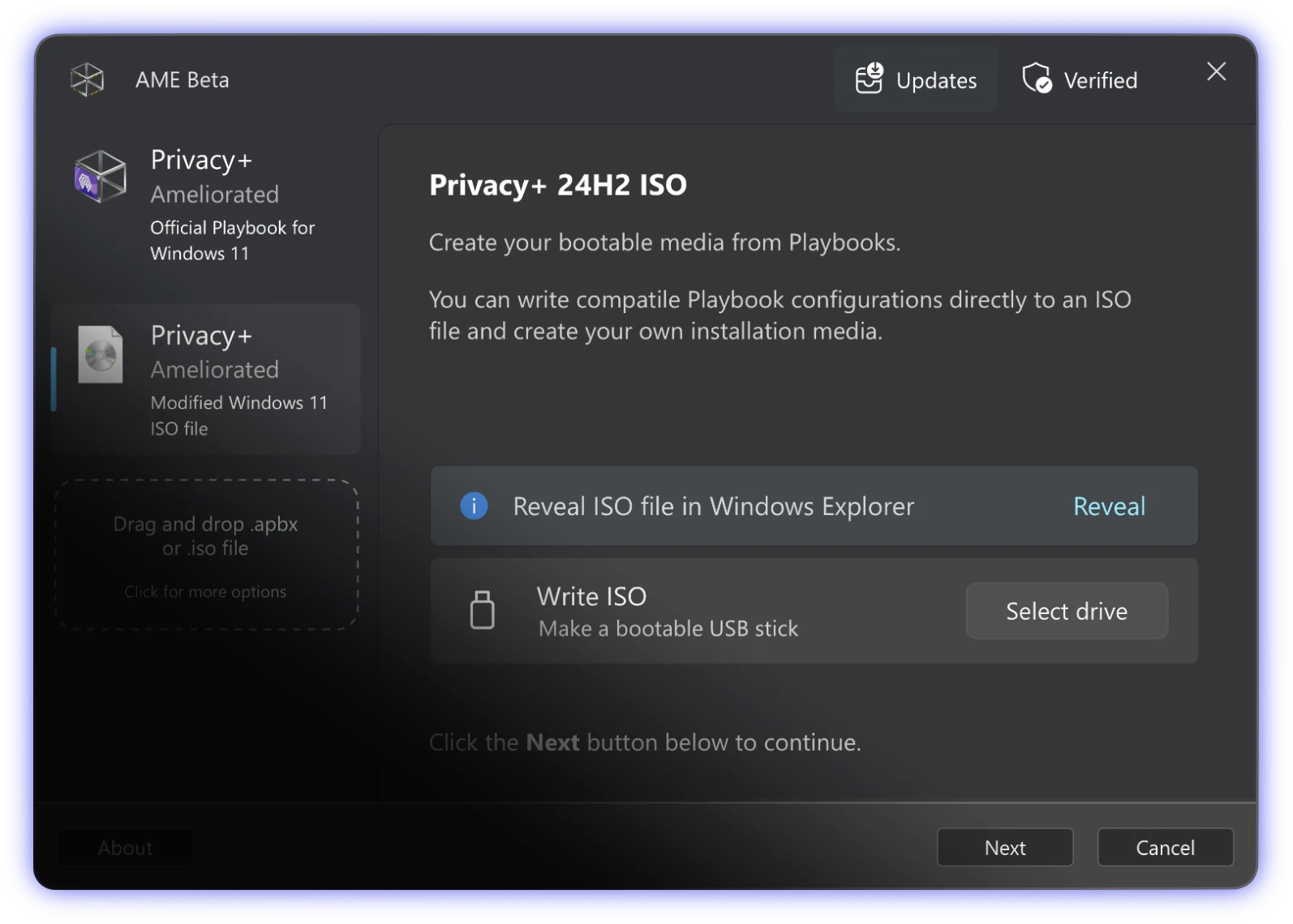 AME 终极精简Windows系统工具